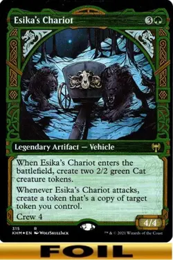 1x - Esika's Chariot - FOIL SHOWCASE #316 - Kaldheim - NM MTG - Image 1