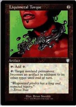 Liquimetal Torque (Retro Frame) - U - Commander: The Brothers' War - 145 - NM - - Image 1