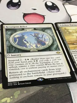 C5993 MAGIC MTG MODERN HORIZONS 2 NYKTHOS PARAGON RESURGENT BELIEF DMG RARE - Image 3