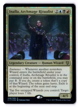 Inalla, Archmage Ritualist LP* FOIL Commander 2017 ENGLISH 038/309 -UnltdCards - Image 1
