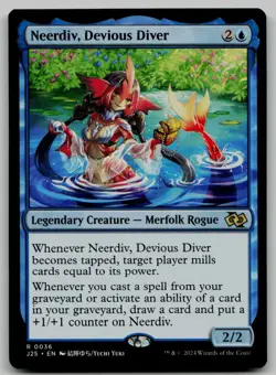 Neerdiv, Devious Diver (Anime) R Foundations Jumpstart 36 NM - Image 1