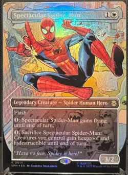 MTG Marvel’s Spectacular Spider-Man Spider-Man Foil (Rare) - Image 1
