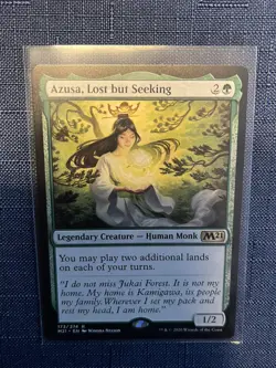 MTG: Azusa, Lost but Seeking (Rare - Creature) M21 Core Set - Image 1