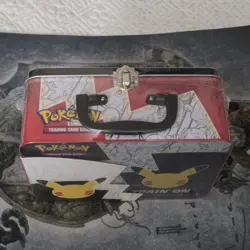 Pokemon Celebrations 25th Anniversary Collectors Chest Lunch Box Tin Sealed - Image 2