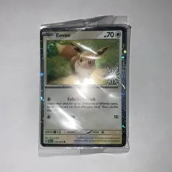 Pokemon TCG Sealed Eevee 133/165 Stamped Promo 2025 Holiday Calendar - Image 1
