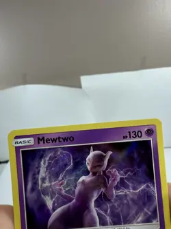 Pokemon Mewtwo Detective Pikachu 12/18 Holo Rare - Image 3