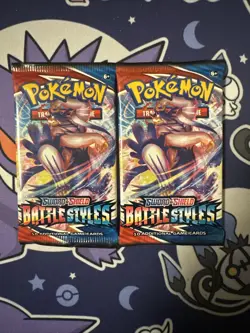 Pokemon TCG Battle Styles Booster Packs X2 - Image 1