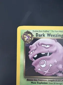 Pokemon Vintage Non Holo Rare Dark Weezing Team Rocket 31/82 WotC - Image 2