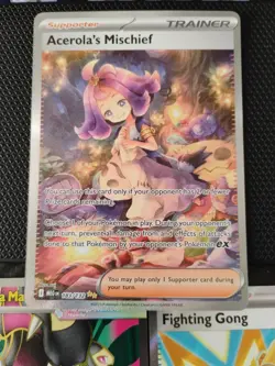 Acerola's mischief #183 SIR Pokemon Mega Evolutions - Image 1