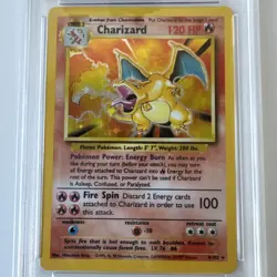 Charizard 1999 Pokemon Base Set Unlimited Holo Rare #4/102 - PSA 6 EX-MT - Image 3