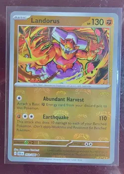 Landorus 053/086 - Pokemon TCG - Master Ball Pattern - Sv: Black Bolt - Image 1