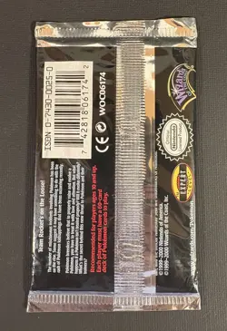 Pokemon Team Rocket Unlimited Booster Pack Factory Sealed WOTC 2000 Vintage TCG 742818061742 - Image 2