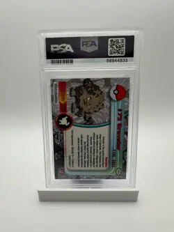 2000 Topps Chrome Pokemon HOLO #75 GRAVELER PSA 9 - Image 2