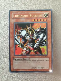 YUGIOH LUMINOUS SOLDIER ULTRA RARE TP5-EN001 NM - Image 1