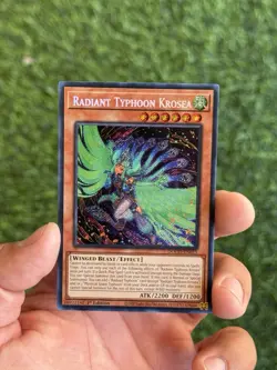 Yugioh! Radiant Typhoon Krosea Secret Rare DOOD-EN015 1st Edition NM - Image 1