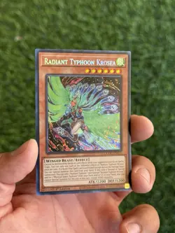 Yugioh! Radiant Typhoon Krosea Secret Rare DOOD-EN015 1st Edition NM - Image 2