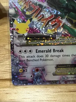 Pokemon TCG M Rayquaza EX Celebrations Classic Collection Holo Ultra Card 76/108 - Image 5