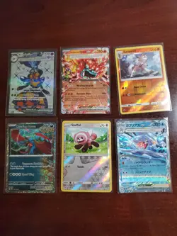 Pokemon 6 Card Lot Holos EX, V And Rare Cards , Great Value Set Building Lot20 - Image 1