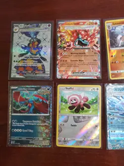 Pokemon 6 Card Lot Holos EX, V And Rare Cards , Great Value Set Building Lot20 - Image 2