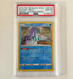 Pokemon Card Suicune SM149 Lost thunder ENG Inglese PSA 10 Carta Gradata Mint - Image 1