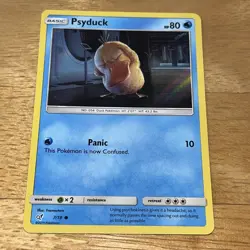 Psyduck 7/18 - Detective Pikachu HOLO Pokemon Card NEAR MINT - POKEMON - Image 1