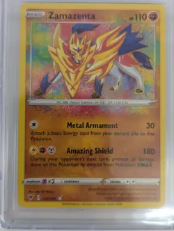 Pokemon - Zamazenta Amazing Rare CGC 9 Vivid Voltage 102/185 Card - Image 2