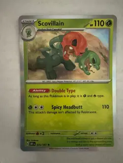 Scovillian 025/197 Obsidian Flames Holo Rare Pokemon Card Near Mint-Mint - Image 1