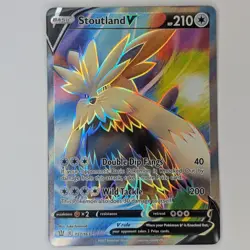 Stoutland V 157/163 SWSH Battle Styles NM Pokemon TCG Card - Image 1