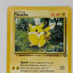 Pikachu 60/64 Jungle Set Vintage 1999 WOTC Pokemon TCG Card - Image 2