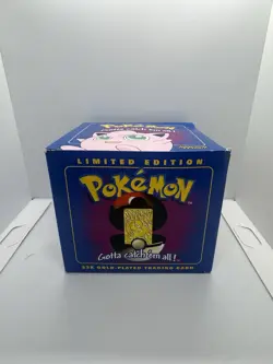 1999 Burger King Pokemon Jigglypuff 23K Gold Plated Card Blue Box SEALED MINTY🫧 - Image 3