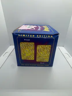 1999 Burger King Pokemon Jigglypuff 23K Gold Plated Card Blue Box SEALED MINTY🫧 - Image 5