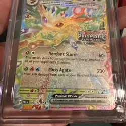 Pokemon Cards Leafeon ex 006/131 Prismatic Evolutions STAMPED CGC Pristine 10 🔥 - Image 3