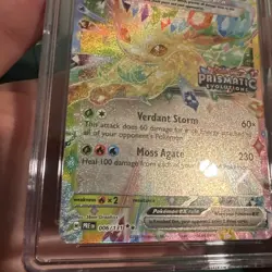 Pokemon Cards Leafeon ex 006/131 Prismatic Evolutions STAMPED CGC Pristine 10 🔥 - Image 4