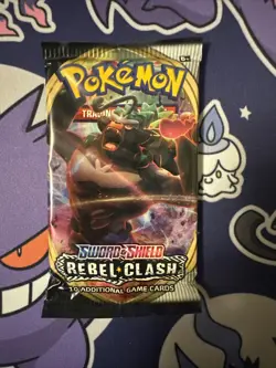 Pokemon Rebel Clash Booster Pack 10 Cards Pack NEW SEALED - Image 1