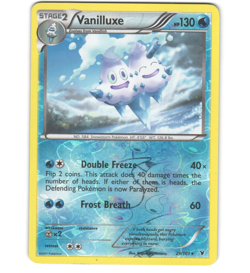 Pokemon 2011 Moderate Play Vanilluxe Noble Victories REVERSE 29/101 Card - Image 1