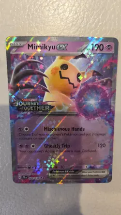 Mimikyu ex 059 Jumbo Cards Stamped Journey Together Holo - Image 4