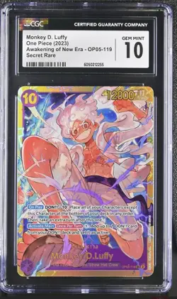 Lot Of 12 English And Japanese One Piece CGC Graded Cards - Image 2