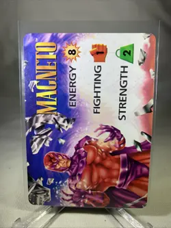 OverPower Original Marvel Fleer 1995 Magneto Hero Character Card Rare - Image 1