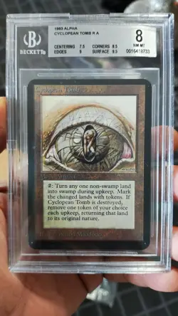MTG Cyclopean Tomb Alpha BGS 8.0 NM/MT Magic the Gathering - Image 1