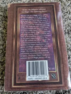 Magic The Gathering Pocket Players Guide Book 1994 WOTC Paperback MTG (S10) - Image 2