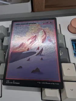 Snow-Covered Mountain #328 (PixelSnowLands.jpg) (Foil Etched) Secret Lair Drop - Image 4