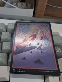 Snow-Covered Mountain #328 (PixelSnowLands.jpg) (Foil Etched) Secret Lair Drop - Image 5