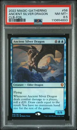 2022 FOIL #56 ANCIENT SILVER DRAGON PSA 8.5 - Image 1