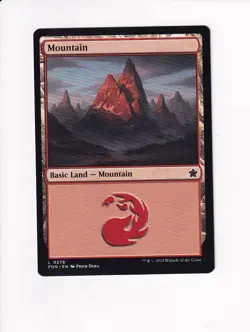 MAGIC THE GATHERING MTG FOUNDATIONS MOUNTAIN 278 - Image 1