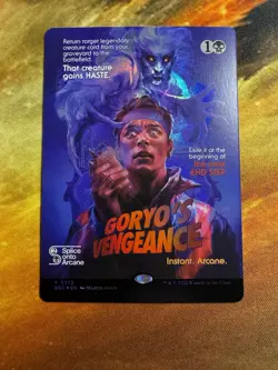 MTG - DSC P 0372 Goryo's Vengeance FOIL SHOWCASE POSTER Near Mint Pack Fresh! - Image 2