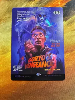 MTG - DSC P 0372 Goryo's Vengeance FOIL SHOWCASE POSTER Near Mint Pack Fresh! - Image 5