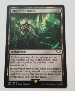 1x Out of the Tombs Warhammer 40K Commander Magic the Gathering NM - Image 1
