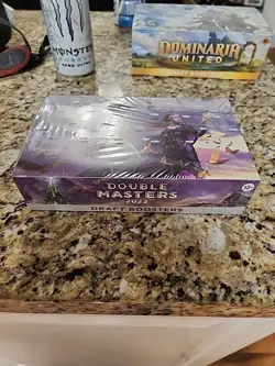 NEW SEALED Mtg Double Masters 2022 Draft Booster Box - Image 1