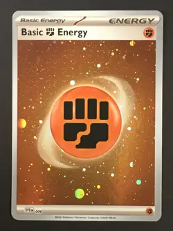 Pokemon TCG Scarlet & Violet 151 HD Cosmo Holo Fighting Energy SVE EN 006 NM - Image 1
