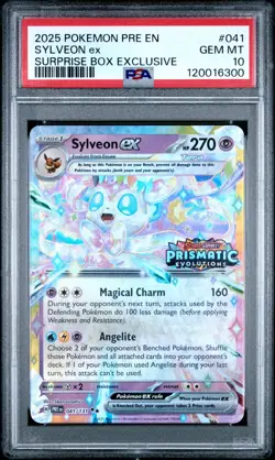Sylveon EX #041 - Prismatic Surprise Box - Pokemon Card - PSA 10 - Image 1